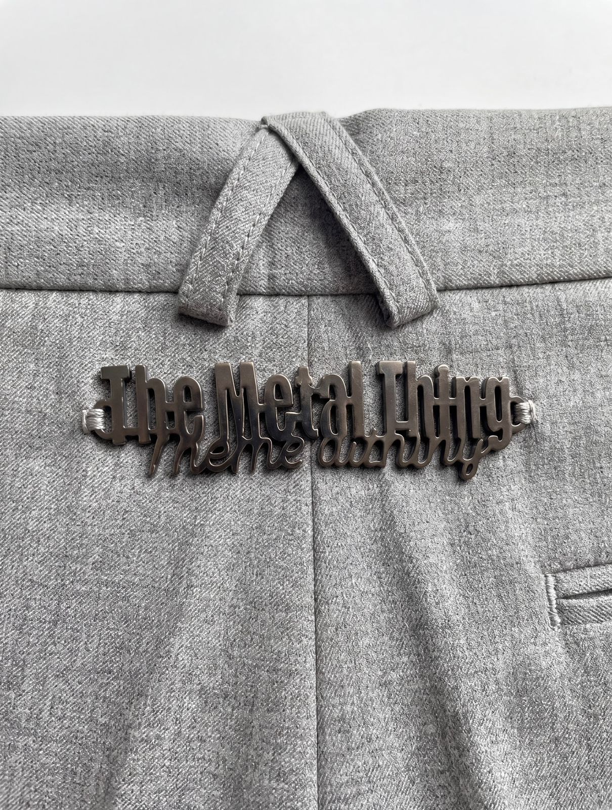 Pleated folded pants