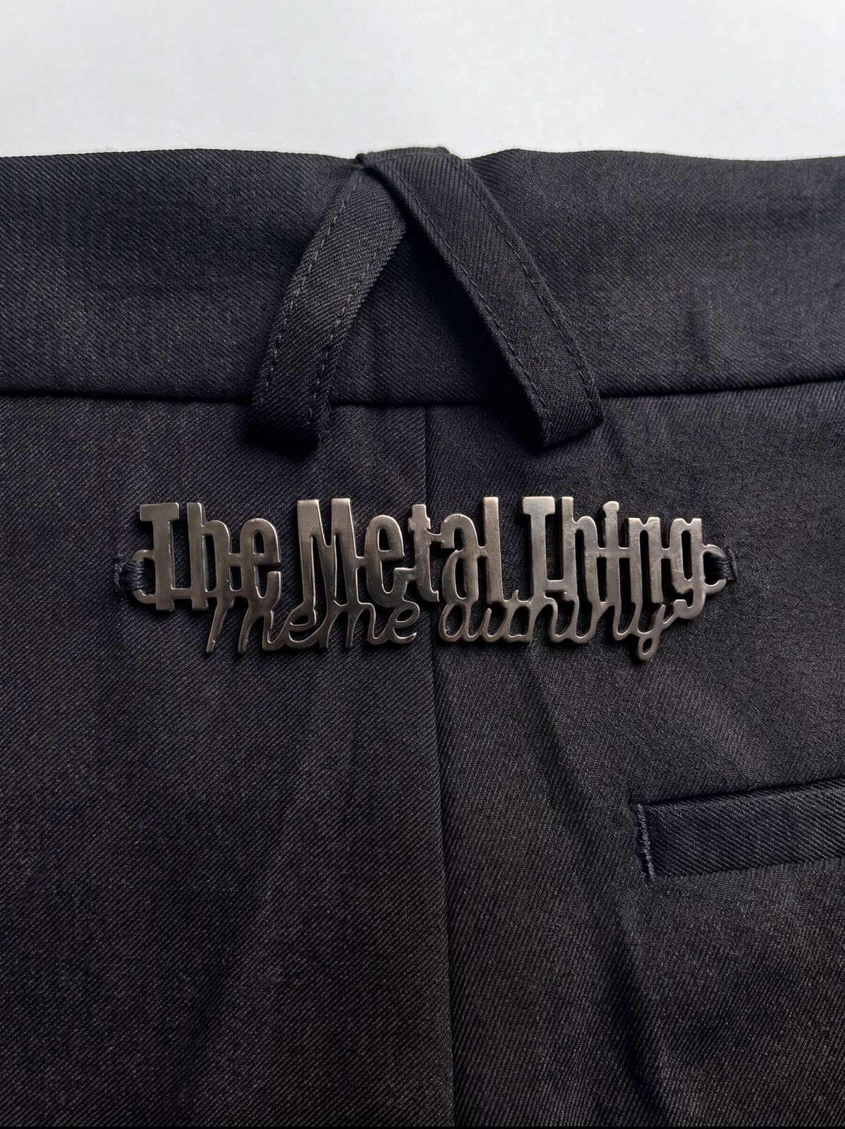 Pleated folded pants