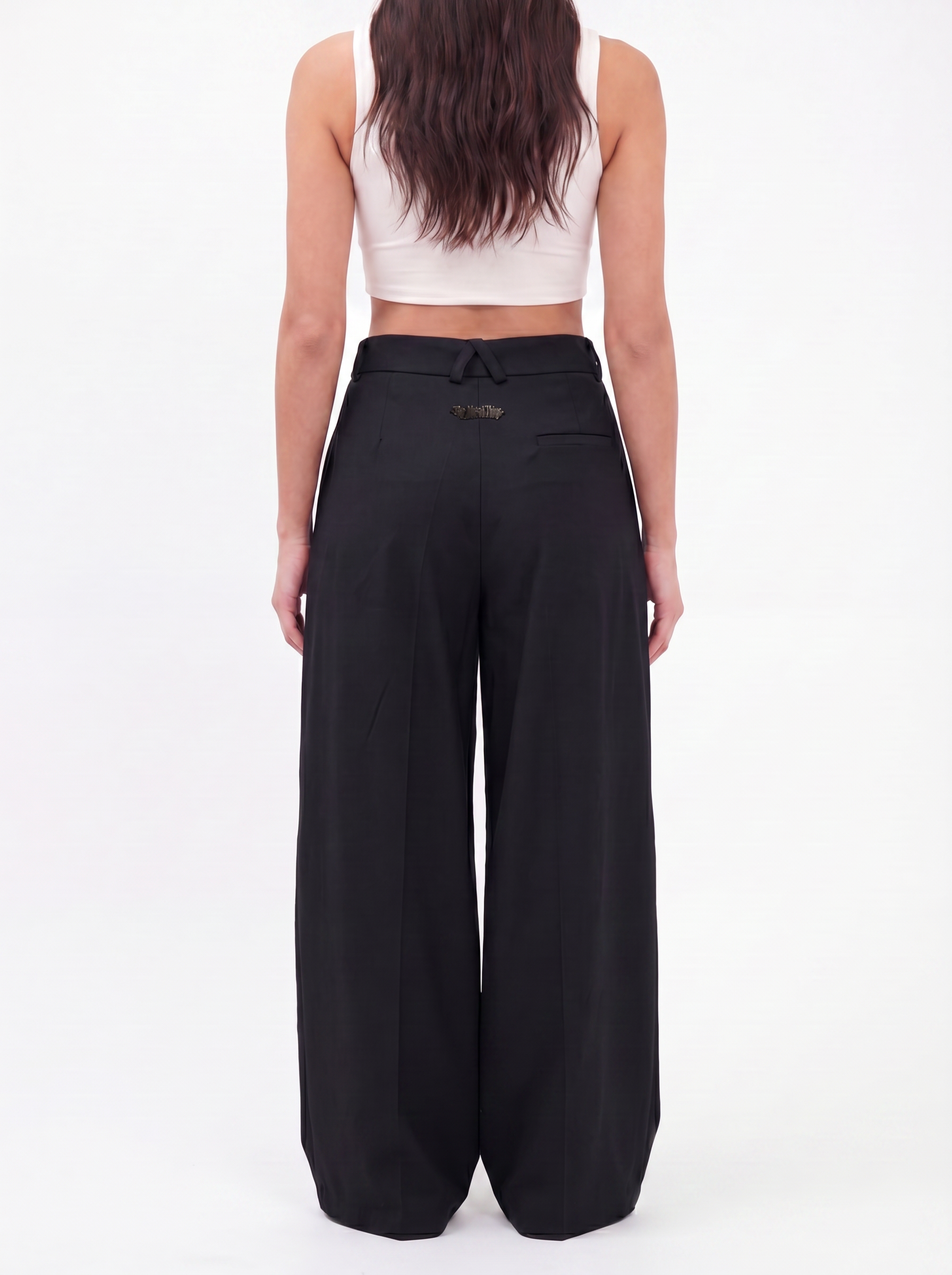 Pleated folded pants